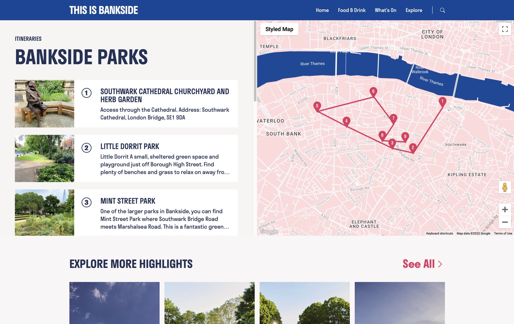 Custom styled Google map API integrated with WordPress