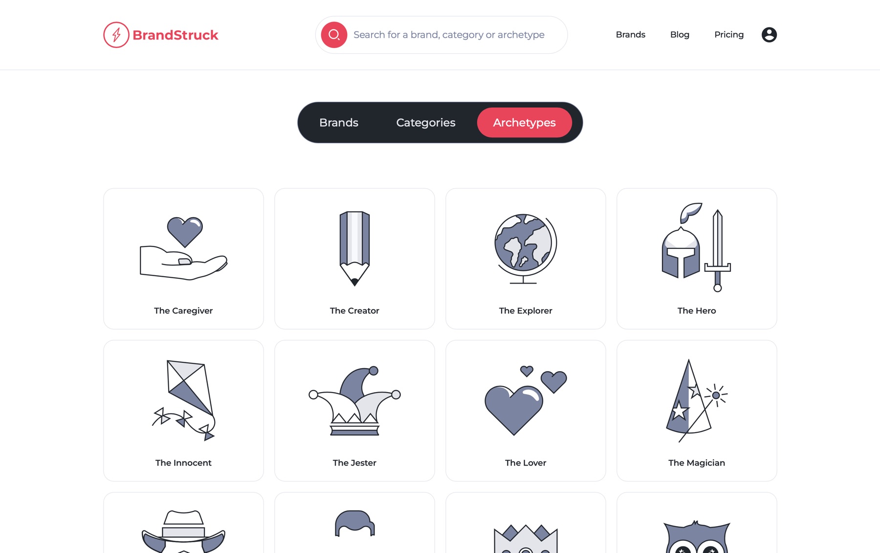 Filterable and categorised case studies