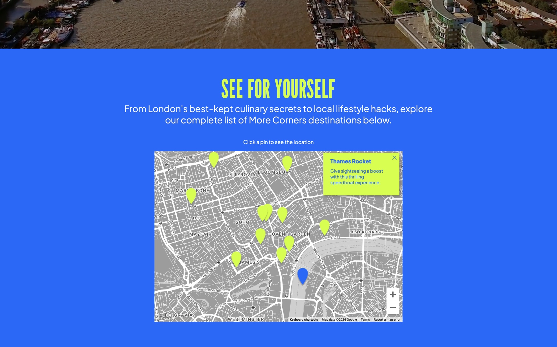 Custom Google Maps with pins and popup text