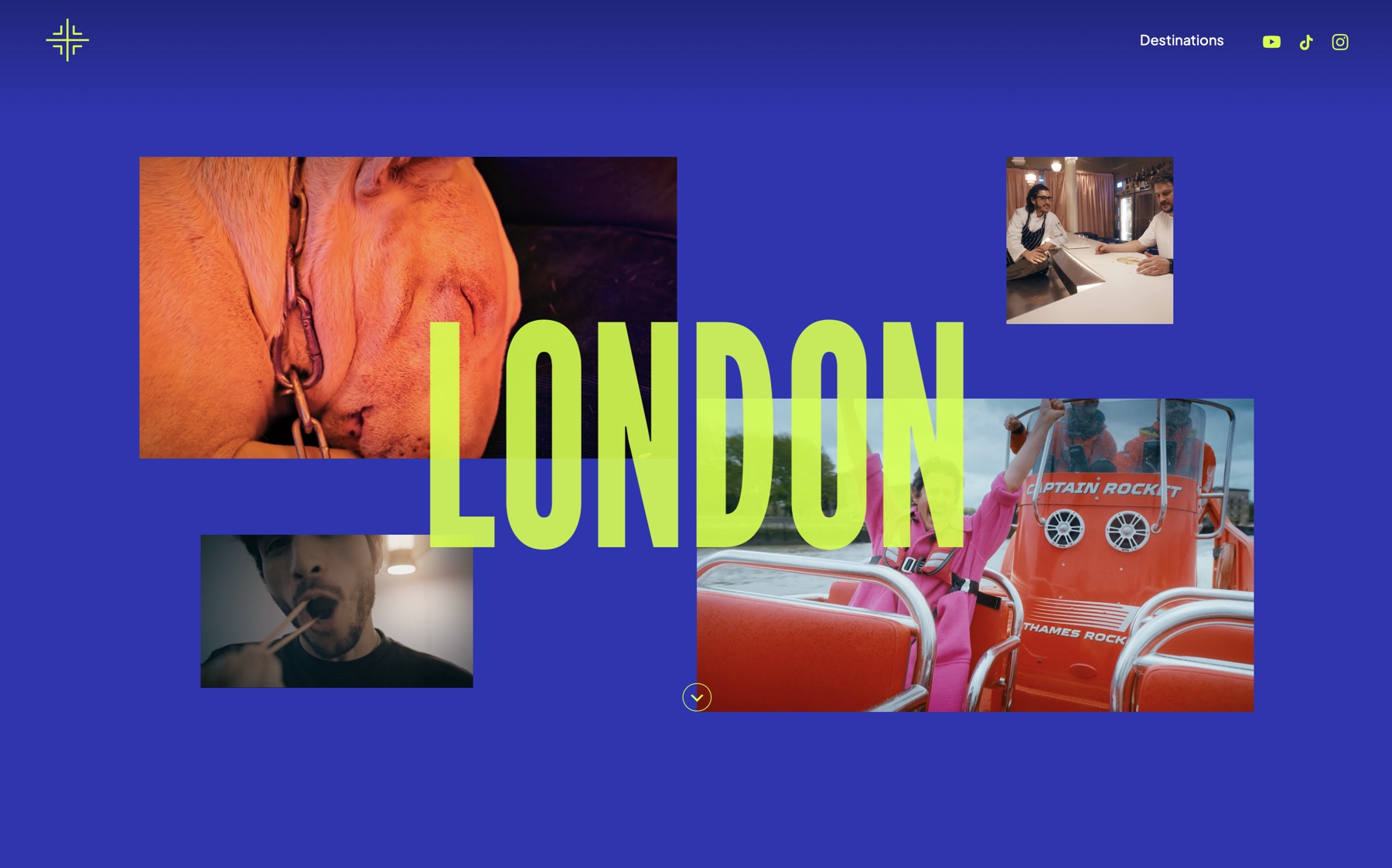 Looping videos on location page hero sections