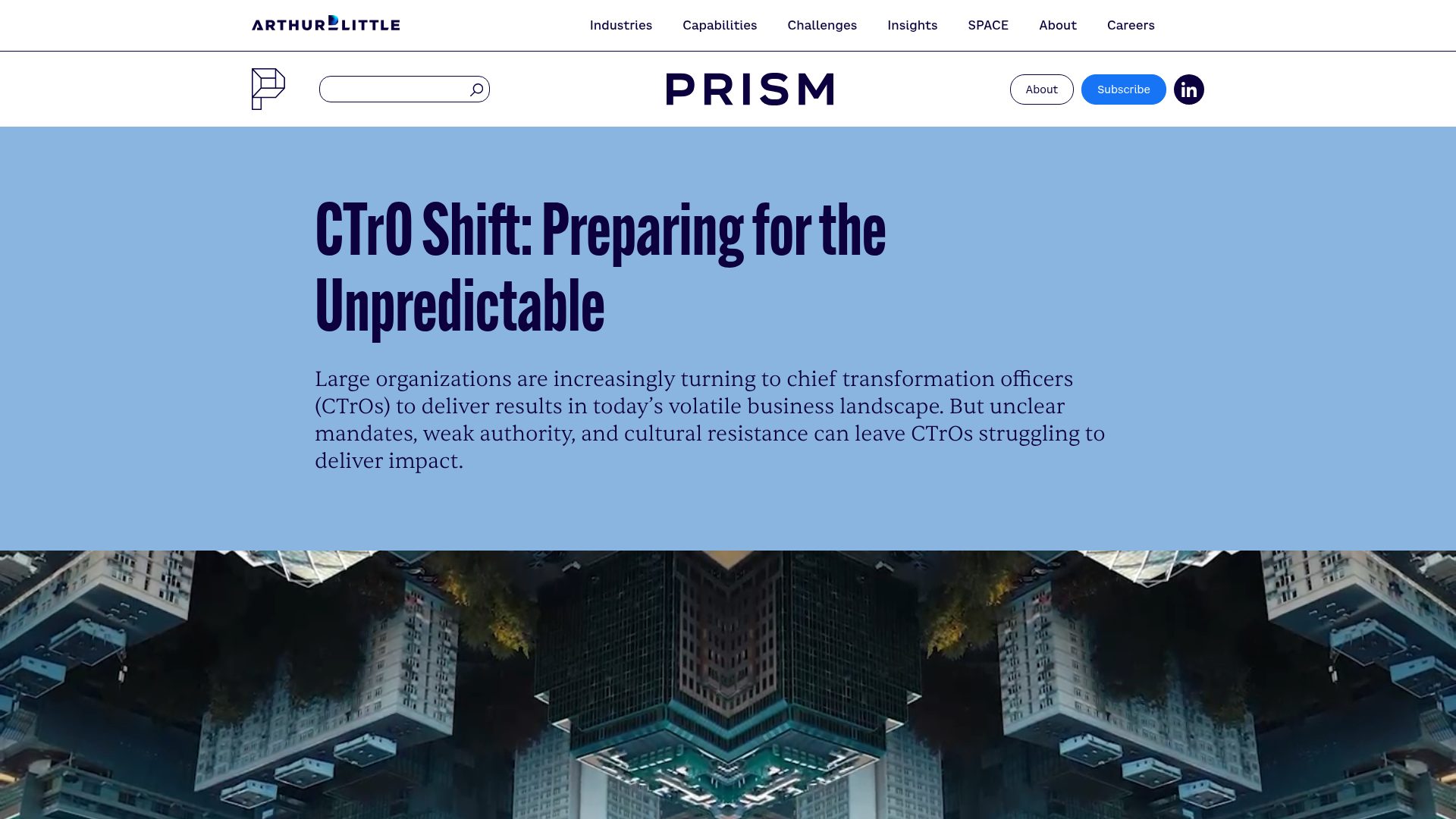 A rich article template with bold typography, excerpt summary and full-width featured image or looping video background.