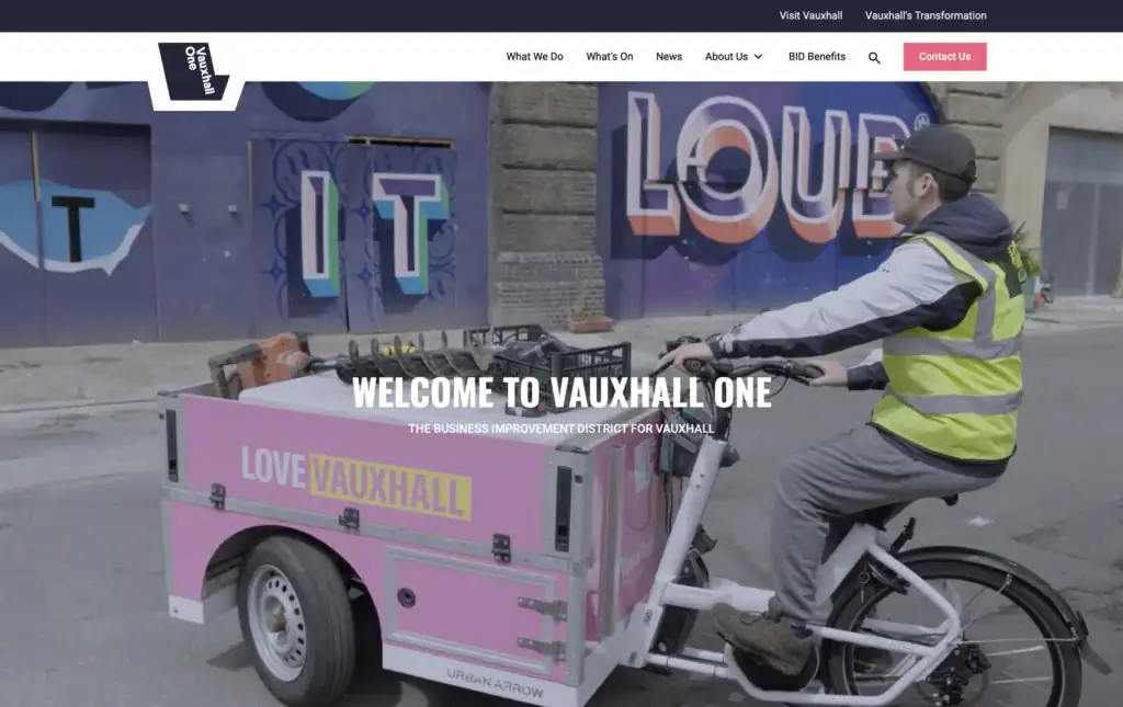 Vauxhall One WordPress website