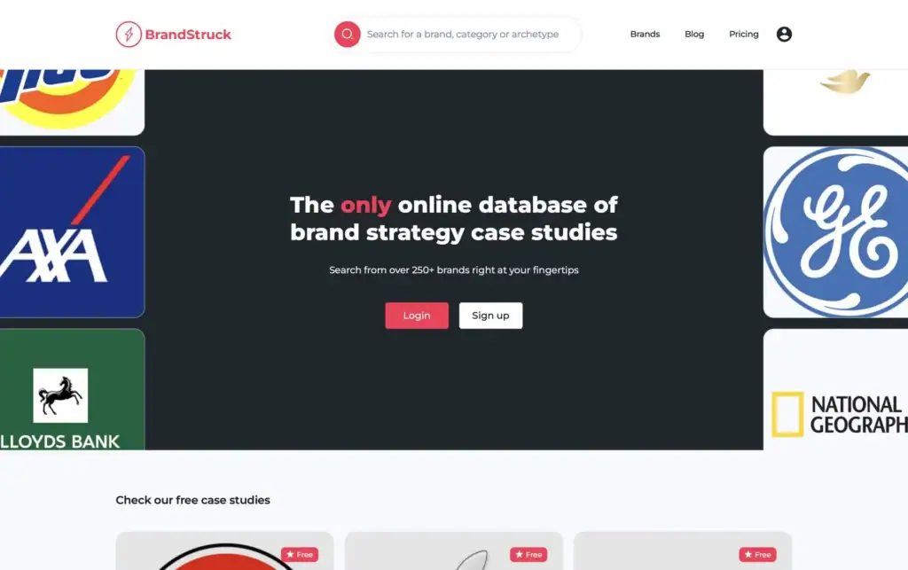 Brandstruck case study WordPress website