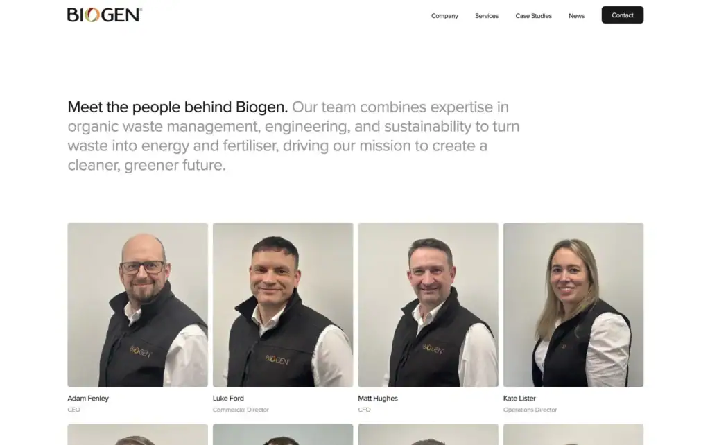 Biogen team page