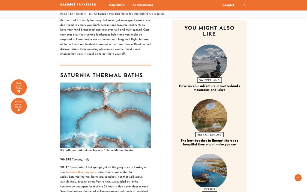 Travel Blog Article WordPress Content Web Design and Development
