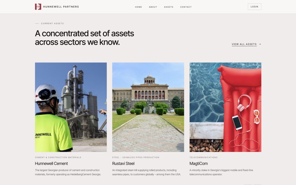 WordPress Investment Company Web Design Development
